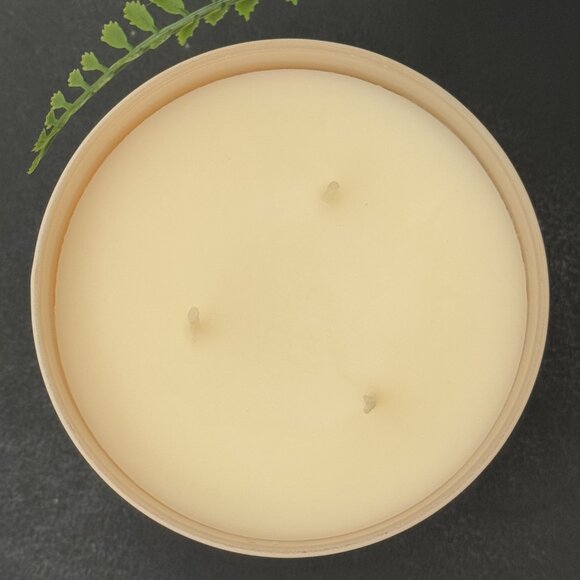 BBW Vanilla Bean White Barn Bath & Body Works 3 Wick Candle - Picture 7 of 10